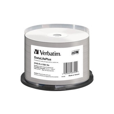 Verbatim DataLifePlus 4,7 Go DVD-R 50 pièce(s)