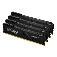 Kingston Technology FURY Beast 128Go 3600MT s DDR4 CL18 DIMM (Kit de 4) Black