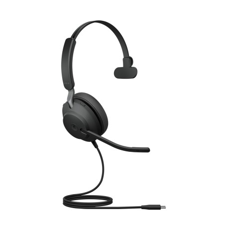 Jabra Evolve2 40 SE Casque Avec fil Arceau Bureau/Centre d'appels USB Type-C / USB Type-A Noir