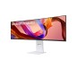LG 49U950A-W écran plat de PC 124,5 cm (49") 5120 x 1440 pixels Dual QHD LED Noir, Blanc