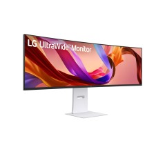 LG 49U950A-W écran plat de PC 124,5 cm (49") 5120 x 1440 pixels Dual QHD LED Noir, Blanc