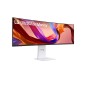 LG 49U950A-W écran plat de PC 124,5 cm (49") 5120 x 1440 pixels Dual QHD LED Noir, Blanc