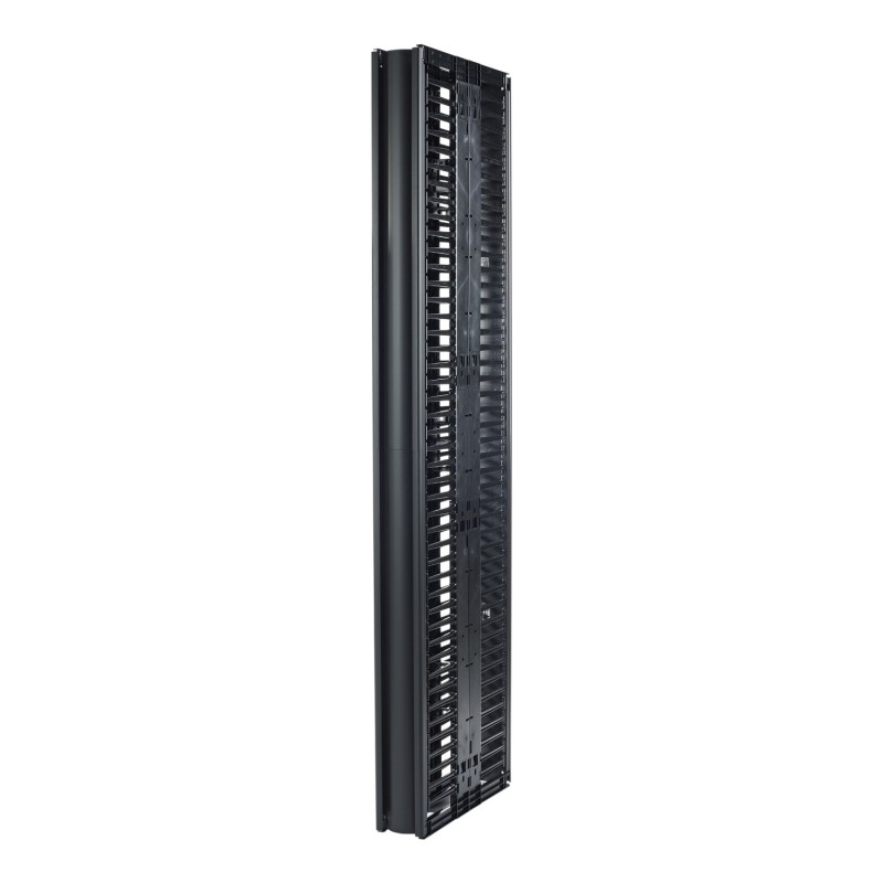 APC Gestionnaire de câbles vertical Valueline pour racks à 2 et 4 montants, 84" (H) x 6" (l), deux côtés avec portes APC Gestionnaire de câbles vertical Valueline pour racks à 2 et 4 montants, 84" (H) x 6" (l), deux côtés avec portes