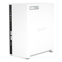 QNAP TS-233 serveur de stockage NAS Tower ARM Cortex-A55 2 Go 0 To QNAP QTS Blanc