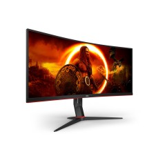 AOC G2 CU34G2XP écran plat de PC 86,4 cm (34") 3440 x 1440 pixels UltraWide Quad HD LED Noir, Rouge