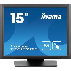 iiyama T1531SR-B1S écran plat de PC 38,1 cm (15") 1024 x 768 pixels XGA LCD Écran tactile Noir