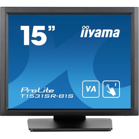 iiyama T1531SR-B1S écran plat de PC 38,1 cm (15") 1024 x 768 pixels XGA LCD Écran tactile Noir