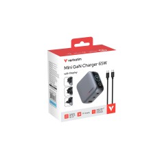 Verbatim 30238 chargeur d'appareils mobiles Universel Noir Secteur Charge rapide Intérieure