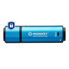 Kingston Technology IronKey 16Go USB-C Vault Privacy 50C chiffrée AES-256, FIPS 197