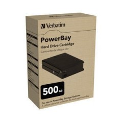 Verbatim PowerBay Hard Drive Cartridge 500GB disque dur externe 500 Go 7200 tr min 3.5" Noir