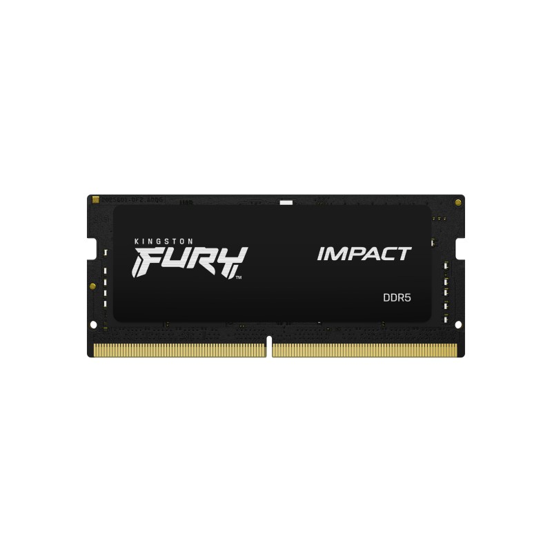 Kingston Technology FURY DDR5 SODIMM Impact CL38 16 Go 4 800 MT/s Kingston Technology FURY DDR5 SODIMM Impact CL38 16 Go 4 800 MT/s