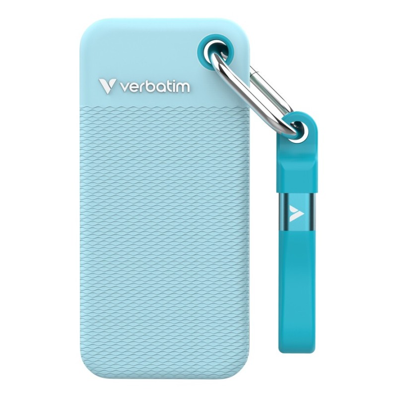 Verbatim Pocket SSD 1 To USB Type-C 3.2 Gen 2 (3.1 Gen 2) Bleu Verbatim Pocket SSD 1 To USB Type-C 3.2 Gen 2 (3.1 Gen 2) Bleu