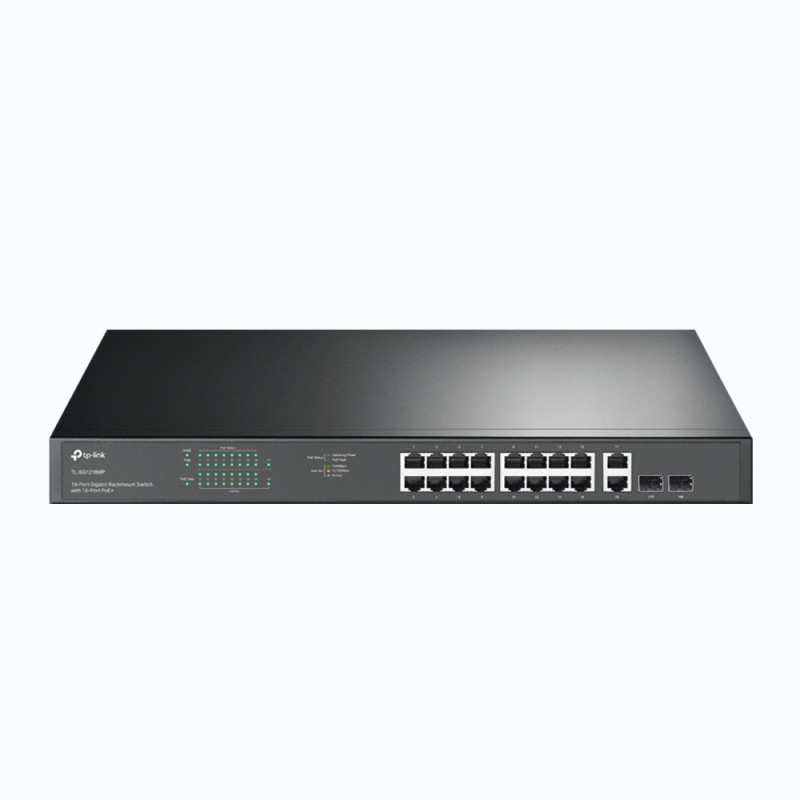 TP-Link TL-SG1218MP commutateur réseau Non-géré Gigabit Ethernet (10/100/1000) Connexion Ethernet, supportant l'alimentation TP-Link TL-SG1218MP commutateur réseau Non-géré Gigabit Ethernet (10/100/1000) Connexion Ethernet, supportant l'alimentation