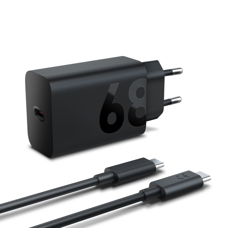 Lenovo 68W USB-C Wall Charger Tablette, Universel Noir Secteur Intérieure