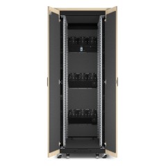 APC NetShelter - Rack informatique insonorisé - 38U - Finition Erable