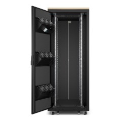 APC NetShelter - Rack informatique insonorisé - 38U - Finition Erable