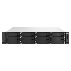 QNAP TS-h1887XU-RP NAS Rack (2 U) Intel Xeon E E-2334 16 Go DDR4 0 To QuTS hero Noir, Blanc