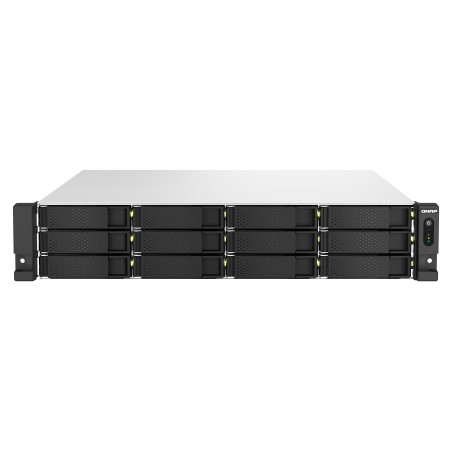 QNAP TS-h1887XU-RP NAS Rack (2 U) Intel Xeon E E-2334 16 Go DDR4 0 To QuTS hero Noir, Blanc