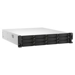 QNAP TS-h1887XU-RP NAS Rack (2 U) Intel Xeon E E-2334 16 Go DDR4 0 To QuTS hero Noir, Blanc