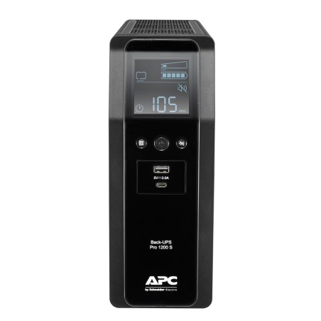 APC Back UPS Pro BR 1200VA - Sinewave - 8 CEI - AVR - Interface LCD
