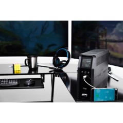 APC Back UPS Pro BR 1200VA - Sinewave - 8 CEI - AVR - Interface LCD