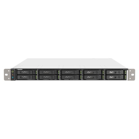QNAP TS-h1090FU NAS Rack (1 U) EPYC 7232P 64 Go DDR4 0 To QuTS hero Noir, Gris