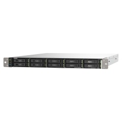QNAP TS-h1090FU NAS Rack (1 U) EPYC 7232P 64 Go DDR4 0 To QuTS hero Noir, Gris