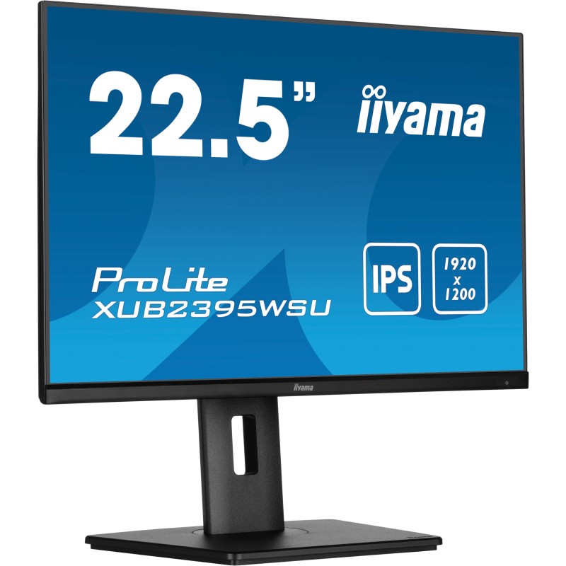 iiyama ProLite XUB2395WSU-B5 écran plat de PC 57,1 cm (22.5") 1920 x 1200 pixels WUXGA LED Noir iiyama ProLite XUB2395WSU-B5 écran plat de PC 57,1 cm (22.5") 1920 x 1200 pixels WUXGA LED Noir
