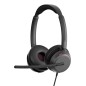 Lenovo 4Z21P85373 casque Avec fil Arceau Bureau/Centre d'appels USB Type-C / USB Type-A Noir