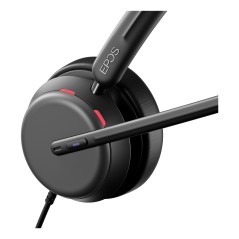 Lenovo 4Z21P85373 casque Avec fil Arceau Bureau/Centre d'appels USB Type-C / USB Type-A Noir