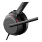 Lenovo 4Z21P85373 casque Avec fil Arceau Bureau/Centre d'appels USB Type-C / USB Type-A Noir