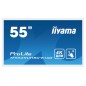 iiyama TF5539UHSC-W1AG Écran d'affichage dynamique 139,7 cm (55") LED 500 cd/m² 4K Ultra HD Blanc Écran tactile 24/7 iiyama TF5539UHSC-W1AG Écran d'affichage dynamique 139,7 cm (55") LED 500 cd/m² 4K Ultra HD Blanc Écran tactile 24/7
