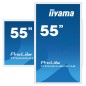 iiyama TF5539UHSC-W1AG Écran d'affichage dynamique 139,7 cm (55") LED 500 cd/m² 4K Ultra HD Blanc Écran tactile 24/7 iiyama TF5539UHSC-W1AG Écran d'affichage dynamique 139,7 cm (55") LED 500 cd/m² 4K Ultra HD Blanc Écran tactile 24/7