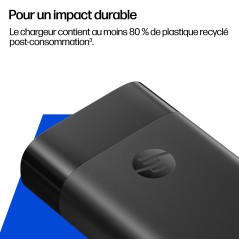 HP USB-C 140W LAPTOP CHARGER EURO adaptateur de puissance & onduleur Noir