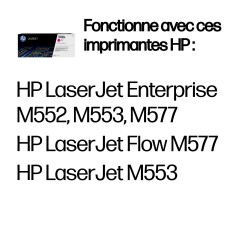 HP 508X toner LaserJet Magenta grande capacité authentique