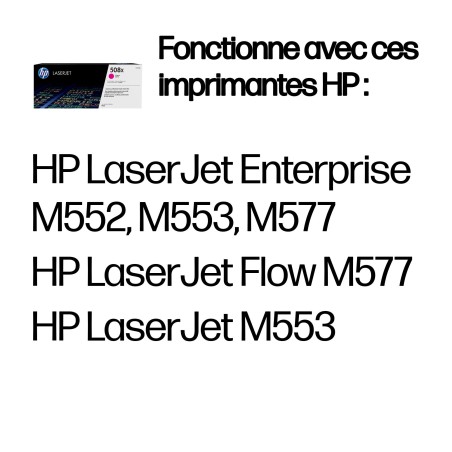 HP 508X toner LaserJet Magenta grande capacité authentique