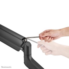 Neomounts DS70PLUS-450BL1 Support d'écran à fixer 17-49" - ressort à gaz - Topfix - arrêt 180°