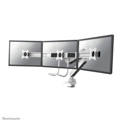 Neomounts NM-D775DX3WHITE support d'écran plat pour bureau 68,6 cm (27") Blanc