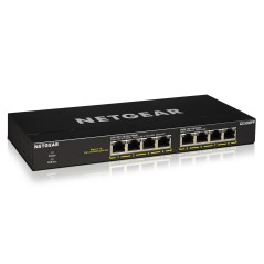 NETGEAR GS308PP Non-géré Gigabit Ethernet (10 100 1000) Connexion Ethernet, supportant l'alimentation via ce port (PoE) Noir