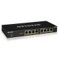NETGEAR GS308PP Non-géré Gigabit Ethernet (10/100/1000) Connexion Ethernet, supportant l'alimentation via ce port (PoE) Noir