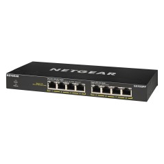 NETGEAR GS308PP Non-géré Gigabit Ethernet (10 100 1000) Connexion Ethernet, supportant l'alimentation via ce port (PoE) Noir