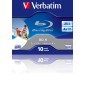 Verbatim BD-R SL 25GB 4x Printable 10 Pack Jewel Case 25 Go 10 pièce(s) Verbatim BD-R SL 25GB 4x Printable 10 Pack Jewel Case 25 Go 10 pièce(s)
