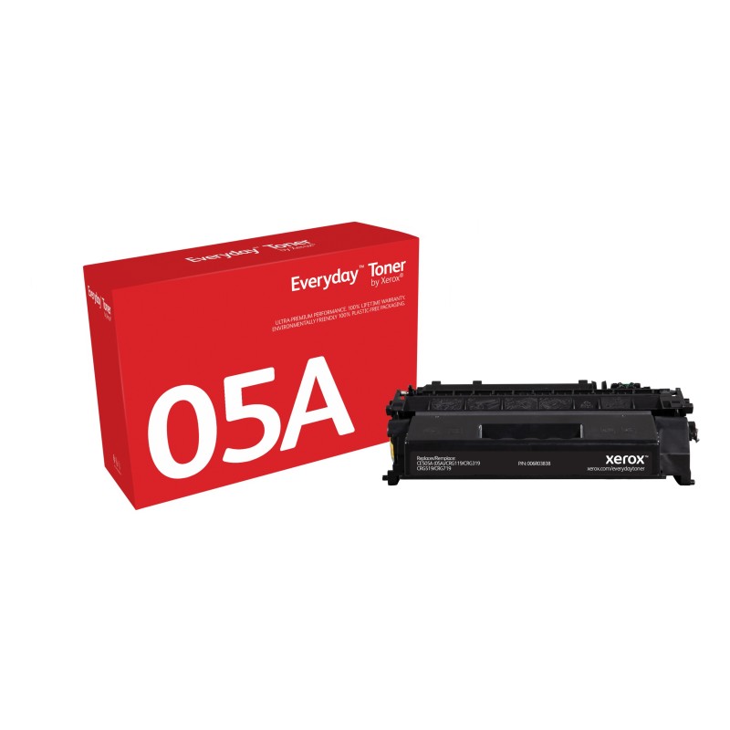 Toner Everyday™ Noir de Xerox compatible avec HP 05A (CE505A), Capacité standard