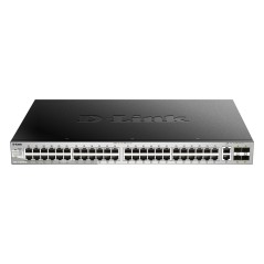 D-Link DGS-3130-54TS E commutateur réseau Géré L3 Gigabit Ethernet (10 100 1000) Gris