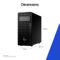 HP Z2 G1i Intel Core Ultra 7 265K 32 Go DDR5-SDRAM 1 To SSD NVIDIA RTX 2000 Ada Windows 11 Pro Tower Station de travail AI HP Z2 G1i Intel Core Ultra 7 265K 32 Go DDR5-SDRAM 1 To SSD NVIDIA RTX 2000 Ada Windows 11 Pro Tower Station de travail AI