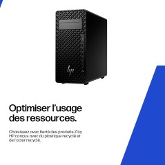 HP Z2 G1i Intel Core Ultra 7 265K 32 Go DDR5-SDRAM 1 To SSD NVIDIA RTX 2000 Ada Windows 11 Pro Tower Station de travail AI