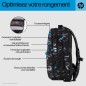 HP Sac à dos Campus XL imprimé marbre HP Sac à dos Campus XL imprimé marbre