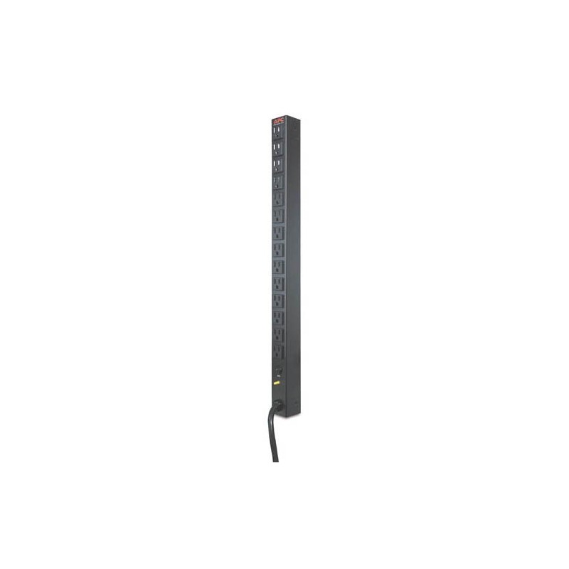 APC Rack PDU- Basic- Zero U unité de distribution d'énergie Noir APC Rack PDU- Basic- Zero U unité de distribution d'énergie Noir