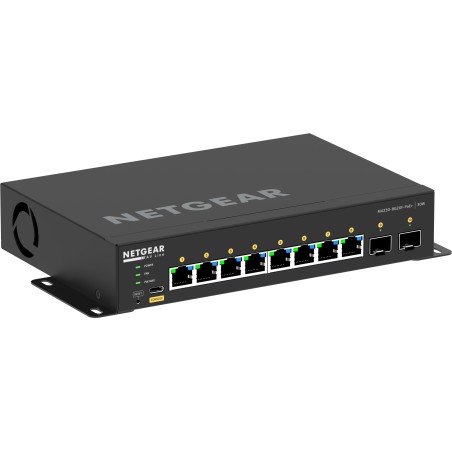 NETGEAR GSM4210PX Géré L2/L3 Gigabit Ethernet (10/100/1000) Connexion Ethernet, supportant l'alimentation via ce port (PoE) Noir