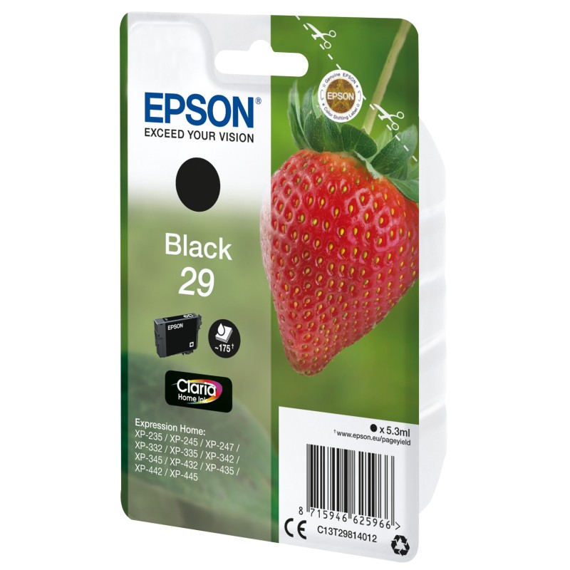 Epson Strawberry Cartouche "Fraise" 29 - Encre Claria Home N Epson Strawberry Cartouche "Fraise" 29 - Encre Claria Home N